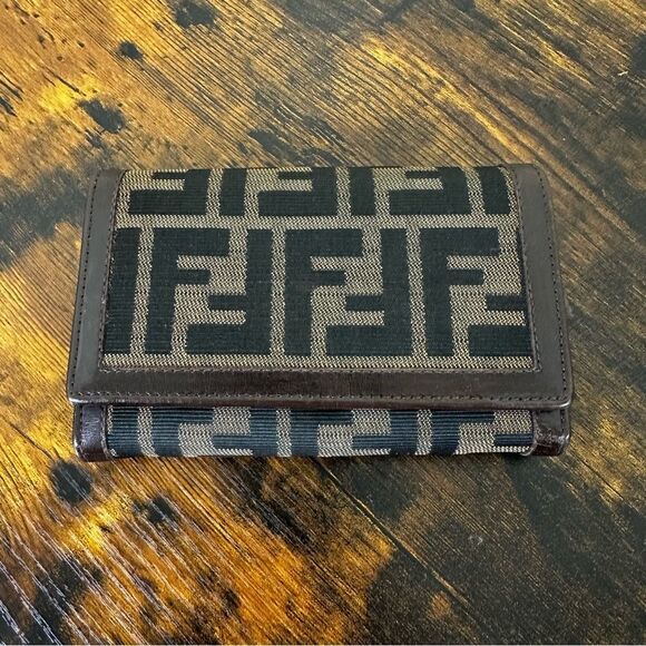 Moschino Handbags - Fendi Vintage FF Logo Wallet W/ Certificate of Authenticity